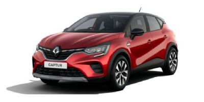 Renault Captur Flame Red with Diamond Black Roof